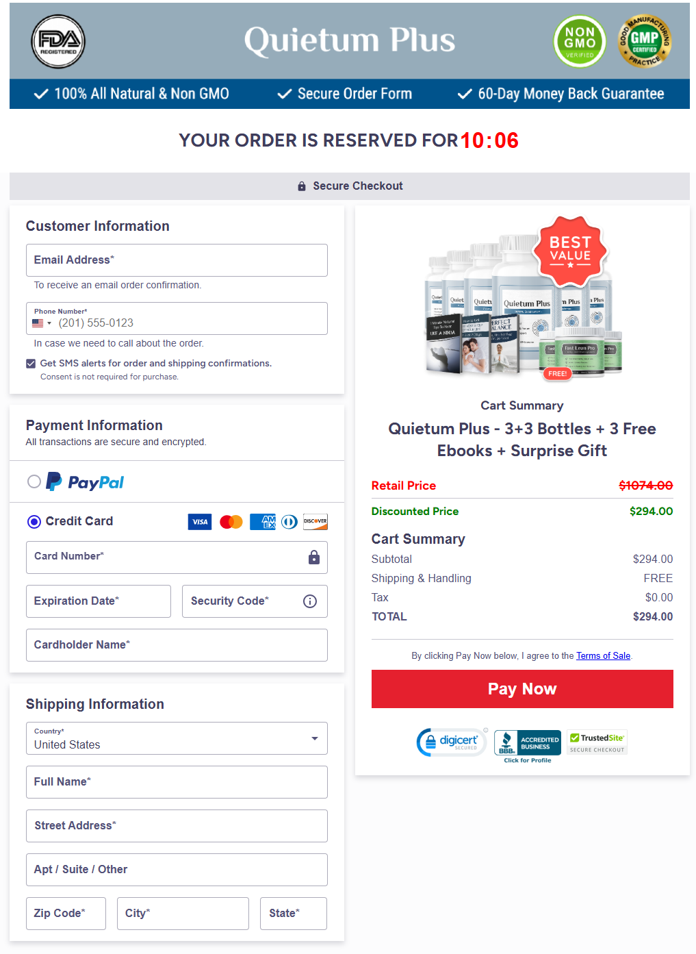 Quietum Plus Order - Quietum Plus Buy